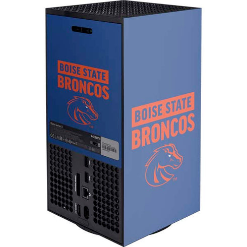 Boise State University Broncos Xbox Series X Console Skin