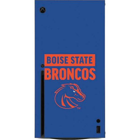 Boise State University Broncos Xbox Series X Console Skin