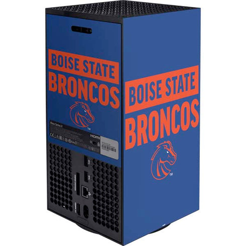 Boise State University Broncos XBox Series X Digital Edition Bundle Skin