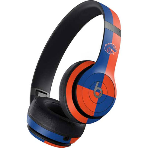 Boise State University Broncos Checkered Beats Solo 4 Wireless Headphones Skin