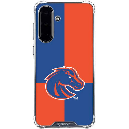 Boise State University Broncos Checkered Galaxy A36 5G Clear Case