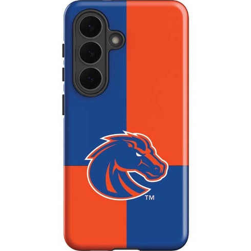 Boise State University Broncos Checkered Galaxy S26 Impact Case