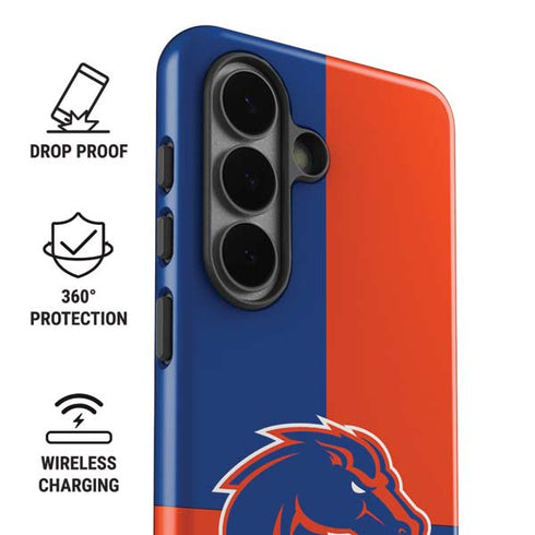 Boise State University Broncos Checkered Galaxy S26 Plus Impact Case