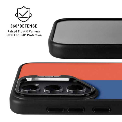 Boise State University Broncos Checkered Galaxy S26 Ultra Kickstand Case