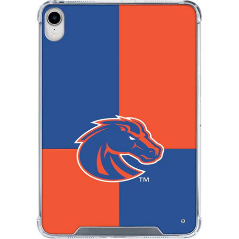 Boise State University Broncos Checkered iPad 11th Gen (2025) Clear Case