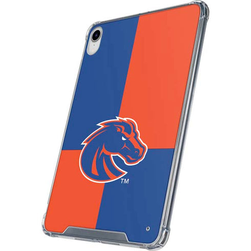 Boise State University Broncos Checkered iPad 11th Gen (2025) Clear Case