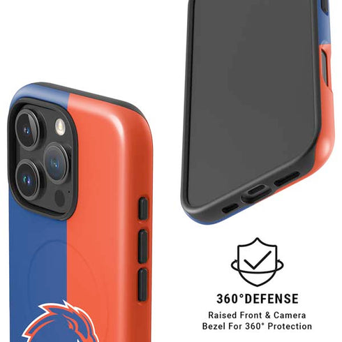 Boise State University Broncos Checkered iPhone 16 Pro Max Magsafe Impact Case