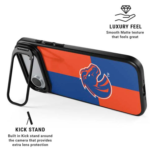Boise State University Broncos Checkered iPhone 17 Air Kickstand Case