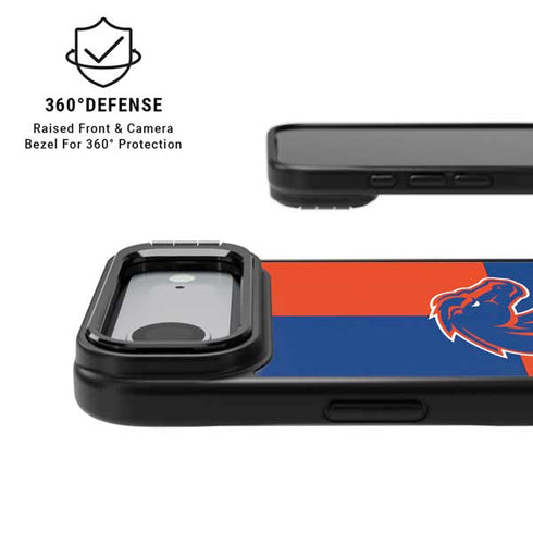 Boise State University Broncos Checkered iPhone 17 Air Kickstand Case