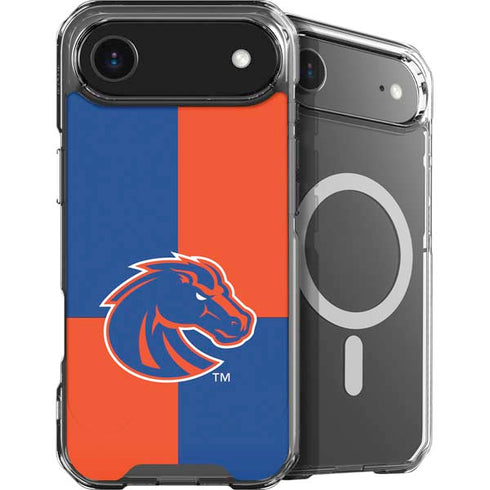 Boise State University Broncos Checkered iPhone 17 Air MagSafe Case