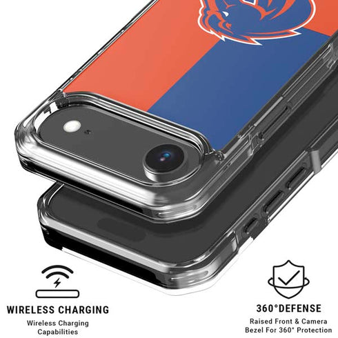Boise State University Broncos Checkered iPhone 17 Air MagSafe Case