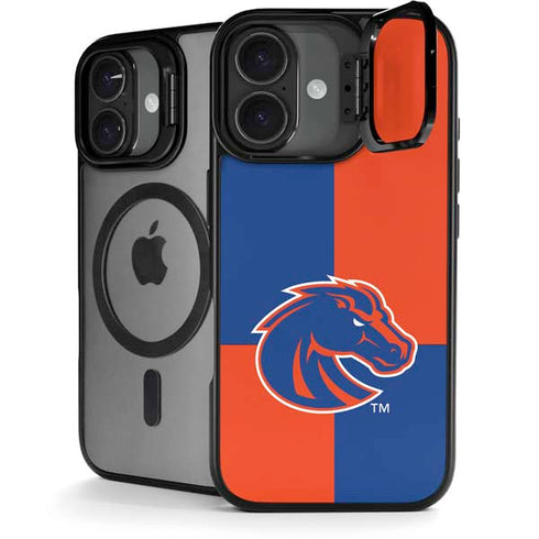 Boise State University Broncos Checkered iPhone 17 Kickstand Case