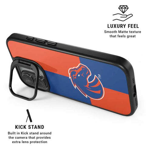 Boise State University Broncos Checkered iPhone 17 Kickstand Case