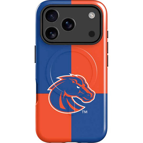 Boise State University Broncos Checkered iPhone 17 Pro Magsafe Impact Case