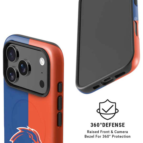 Boise State University Broncos Checkered iPhone 17 Pro Max Magsafe Impact Case