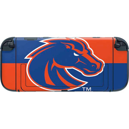 Boise State University Broncos Checkered Nintendo Switch 2 (2025) with Joy-Con Skin