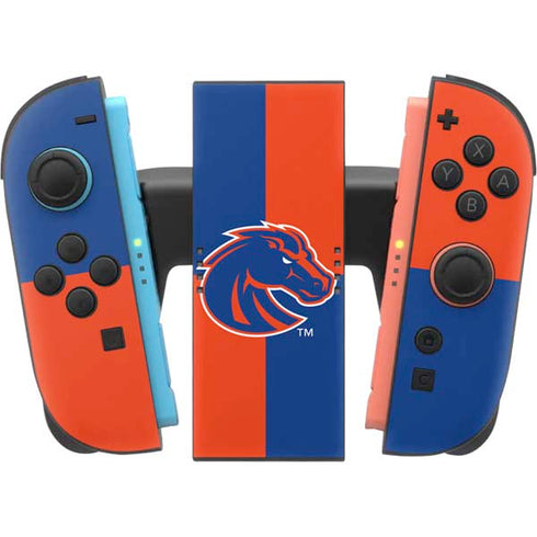 Boise State University Broncos Checkered Nintendo Switch 2 (2025) Joy-Con Controller Skin