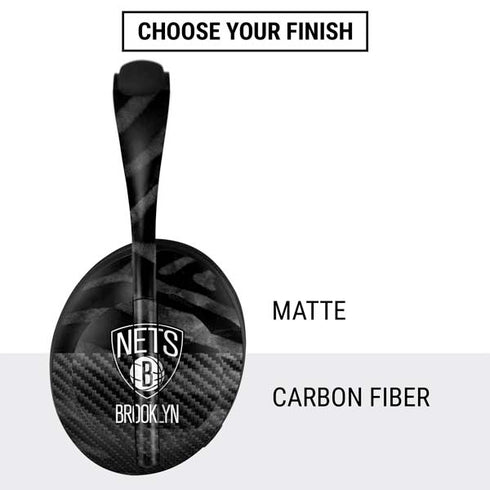 NBA Brooklyn Nets Black Animal Print Bose Noise Cancelling Headphones 700 Skin