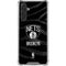 NBA Brooklyn Nets Black Animal Print Galaxy A17 Clear Case