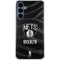 NBA Brooklyn Nets Black Animal Print Galaxy A35 5G Clear Case