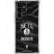 NBA Brooklyn Nets Black Animal Print Galaxy S23 Ultra Clear Case