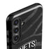 NBA Brooklyn Nets Black Animal Print Galaxy S25 Plus Impact Case