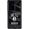 NBA Brooklyn Nets Black Animal Print Galaxy S24 Ultra Waterproof Case