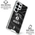 NBA Brooklyn Nets Black Animal Print Galaxy S26 Ultra Clear Case