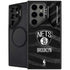 NBA Brooklyn Nets Black Animal Print Galaxy S26 Ultra Kickstand Case