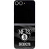 NBA Brooklyn Nets Black Animal Print Galaxy Z Flip6 Skin