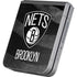 NBA Brooklyn Nets Black Animal Print Galaxy Z Flip6 Skin