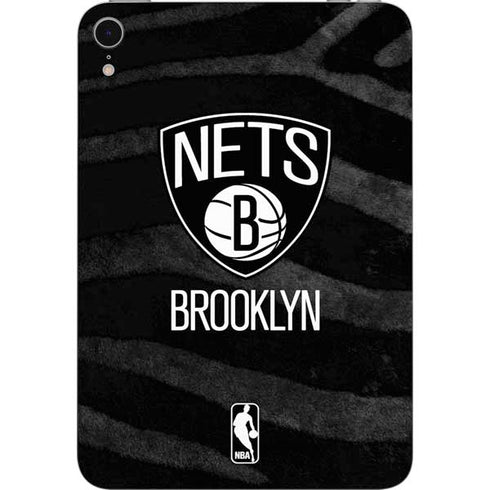 NBA Brooklyn Nets Black Animal Print Apple iPad Mini Skin