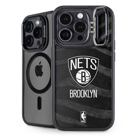 NBA Brooklyn Nets Black Animal Print iPhone Cases