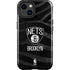 NBA Brooklyn Nets Black Animal Print iPhone 15 Impact Case