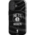 NBA Brooklyn Nets Black Animal Print iPhone 16 Magsafe Impact Case