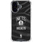 NBA Brooklyn Nets Black Animal Print iPhone 16 Plus Clear Case
