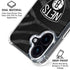 NBA Brooklyn Nets Black Animal Print iPhone 16 Plus Clear Case