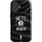 NBA Brooklyn Nets Black Animal Print iPhone 16 Plus Magsafe Impact Case
