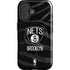 NBA Brooklyn Nets Black Animal Print iPhone 16 Plus Magsafe Impact Case