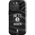 NBA Brooklyn Nets Black Animal Print iPhone 16 Pro Impact Case