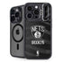 NBA Brooklyn Nets Black Animal Print iPhone 16 Pro Kickstand Case