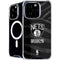 NBA Brooklyn Nets Black Animal Print iPhone 16 Pro MagSafe Case