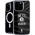 NBA Brooklyn Nets Black Animal Print iPhone 16 Pro MagSafe Case