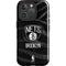 NBA Brooklyn Nets Black Animal Print iPhone 16 Pro Magsafe Impact Case