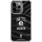 NBA Brooklyn Nets Black Animal Print iPhone 16 Pro Max Clear Case