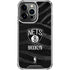 NBA Brooklyn Nets Black Animal Print iPhone 16 Pro Max Clear Case