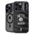 NBA Brooklyn Nets Black Animal Print iPhone 16 Pro Max Kickstand Case