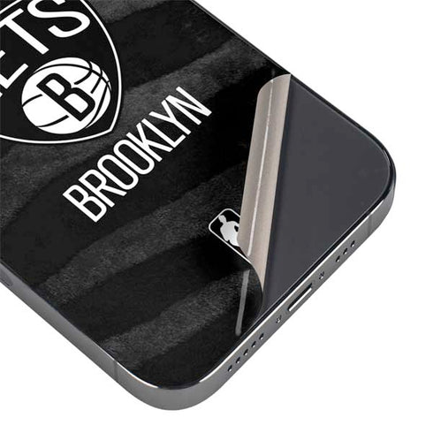 NBA Brooklyn Nets Black Animal Print iPhone 16 Pro Skin