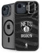 NBA Brooklyn Nets Black Animal Print iPhone 16e Kickstand Case
