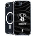 NBA Brooklyn Nets Black Animal Print iPhone 16e MagSafe Case
